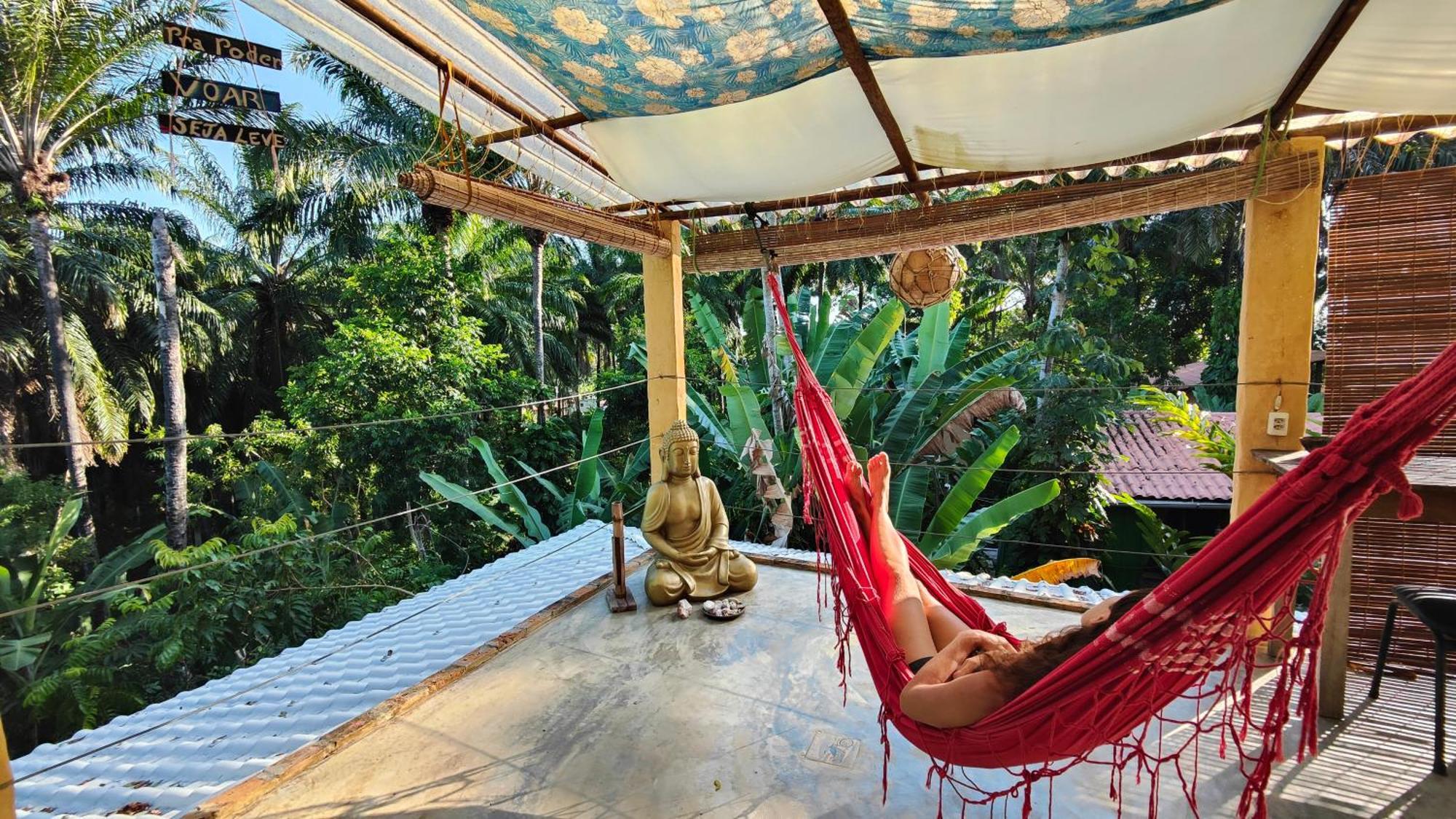 Eco Hostel Bosque Di Barro Velha Boipeba Buitenkant foto